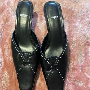 Impo Women's Black Slip-On Shoes/pumps